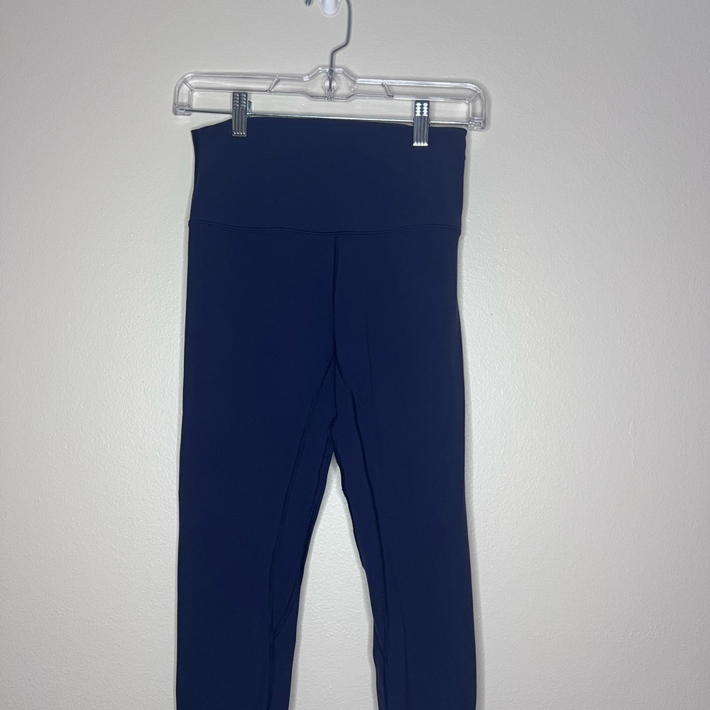 Lululemon Athletica Deep Blue crop Leggings